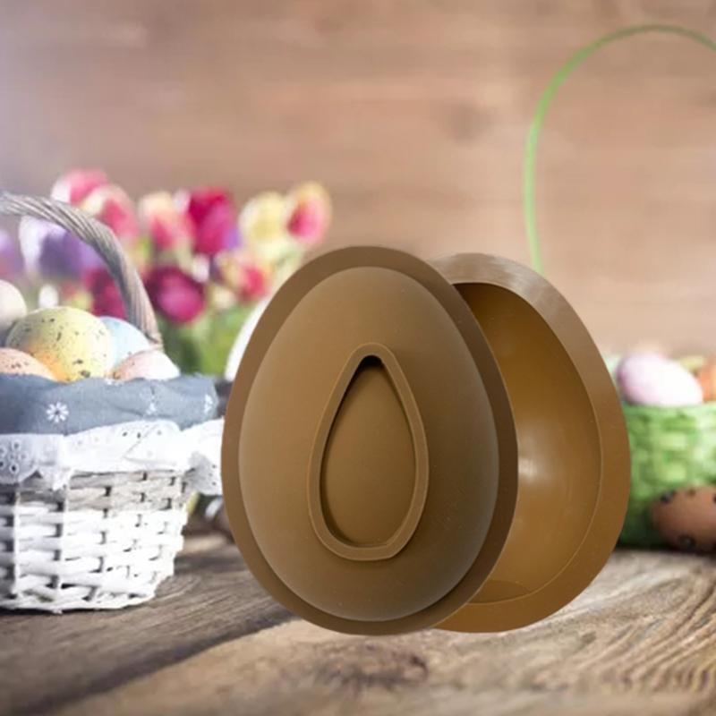 Easter Silicone Egg Shape Chocolate Mold Easter Theme Cooking Supplies Kids Gift