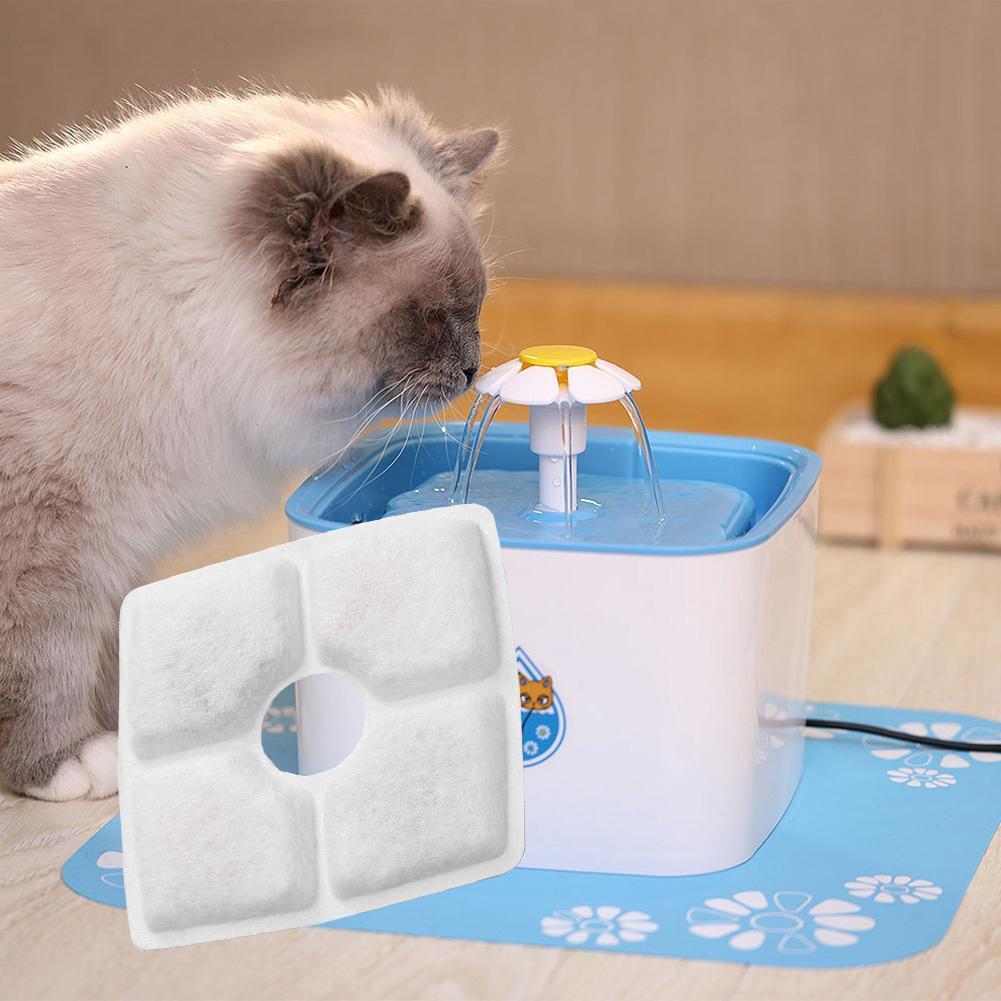 Automatic Pet Drinking Fountain Filter Mat Dog Water Dispenser Filters Pad