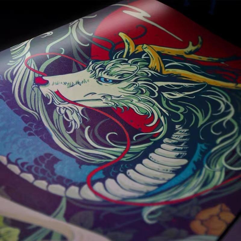 Wuxiang Dragon Mouse Pad Esports Tiger  Non-Slip Rubber Gaming Mat 480×400mm