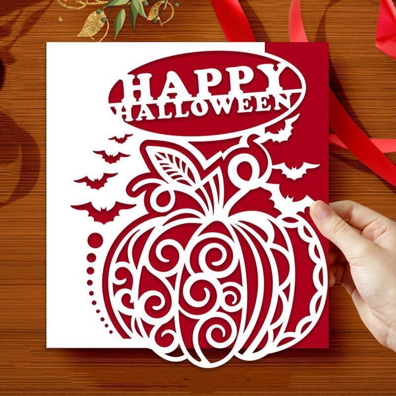 Halloween Letters Pumpkin Cutting Dies Photo Album Decoration Accessories DIY
