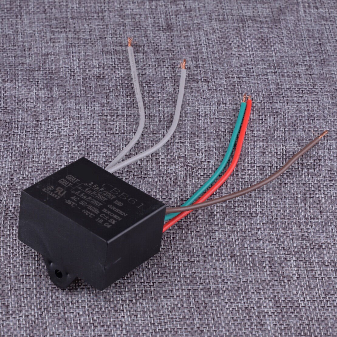 CBB61 Capacitor 2.5uF + 3.5uF 4uF 5 Wire 250V Capacitor fit for Ceiling Fan ld