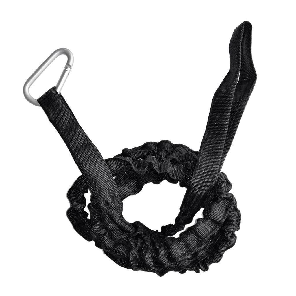 Deluxe 61" Kayak Paddle Leash Safety Rod Leash Fishing Rod Lanyard Carabiner