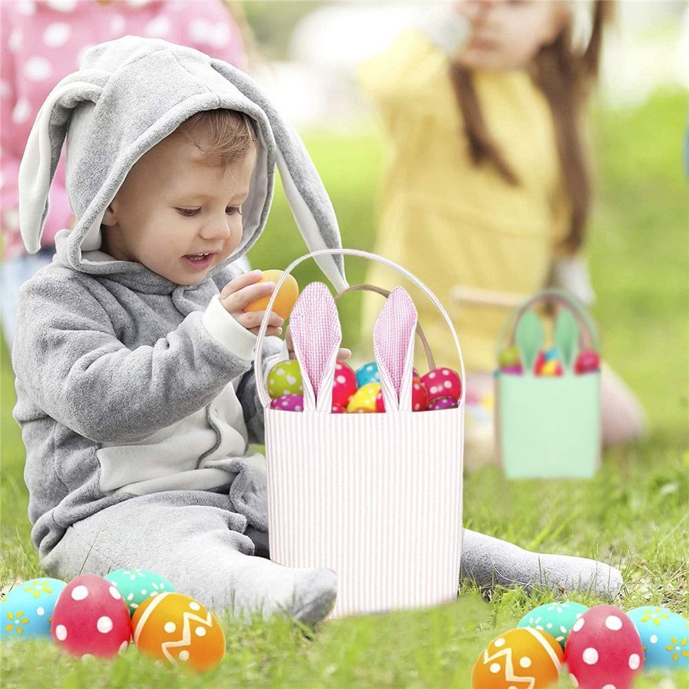 Organizer Easter Tote Bag Gift Packing Bag Rabbit Basket Bag Storage Pouch