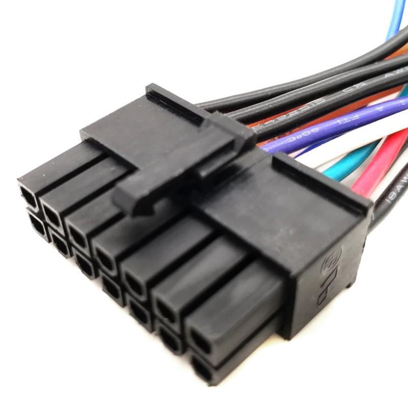 10CM Durable 24 Pin To 14 Pin PSU Power Supply Cord ATX Adapter Cable For Lenovo