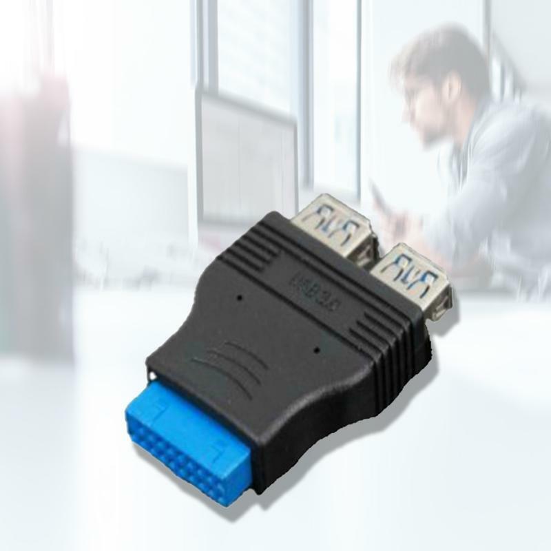 USB 3.0 Hub Extension Board USB devices 20pin to 2 port USB3.0 Adapter 4.8Gbps