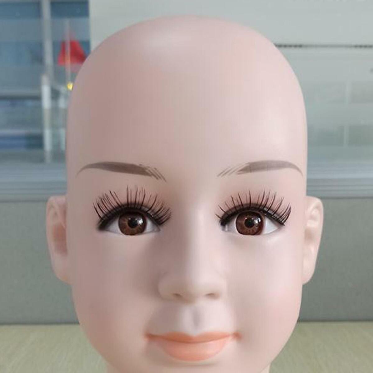 PVC Baby Head  Wig Hat Glasses Display Stand Tools , Beauty &