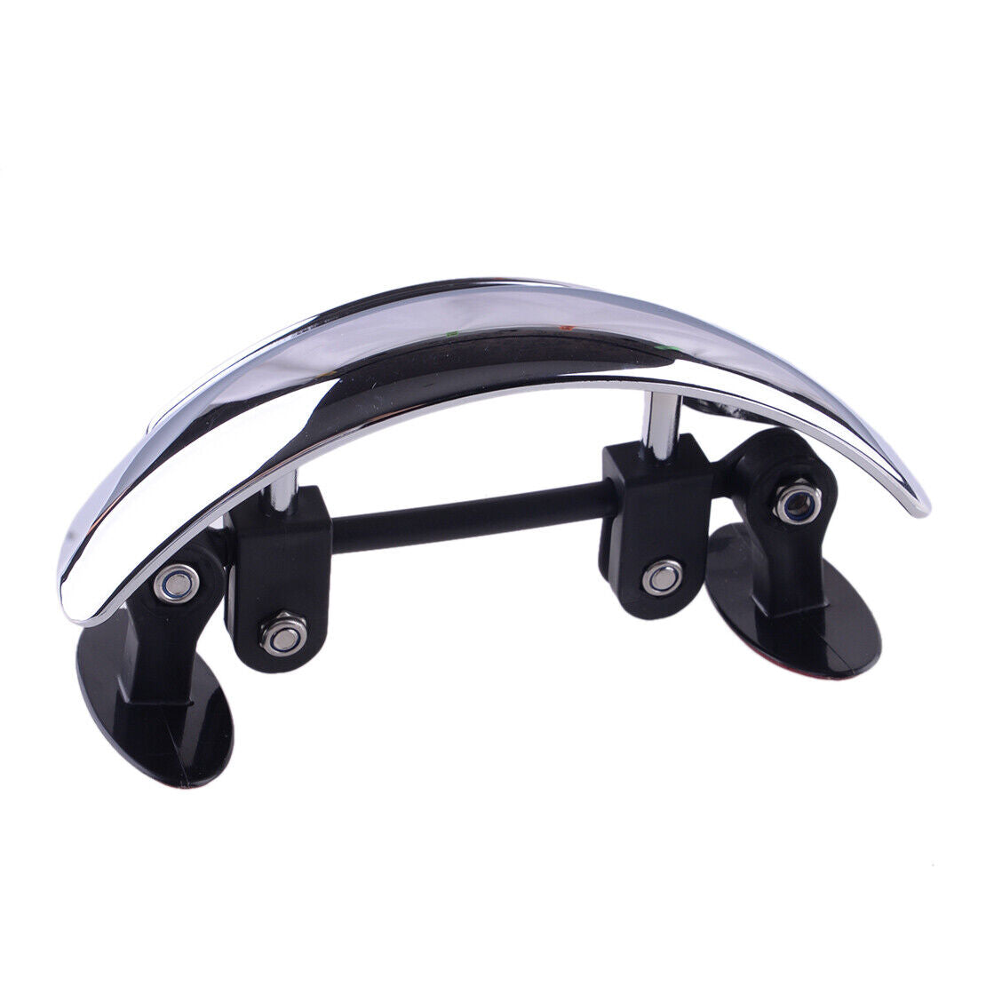 Motorcycle 180° Wide Angle Windshield Rearview Mirror Blind Spot Mirror Safety