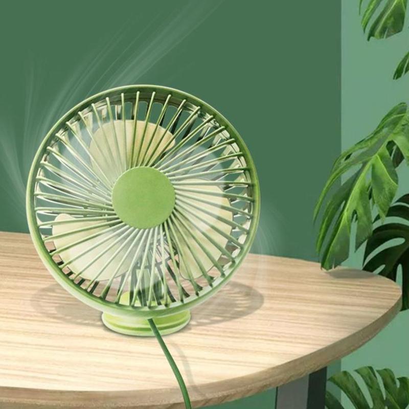 USB Universal Car Fan Suction Cup Car Seat Back Fan 360 Degree Cooling Fan