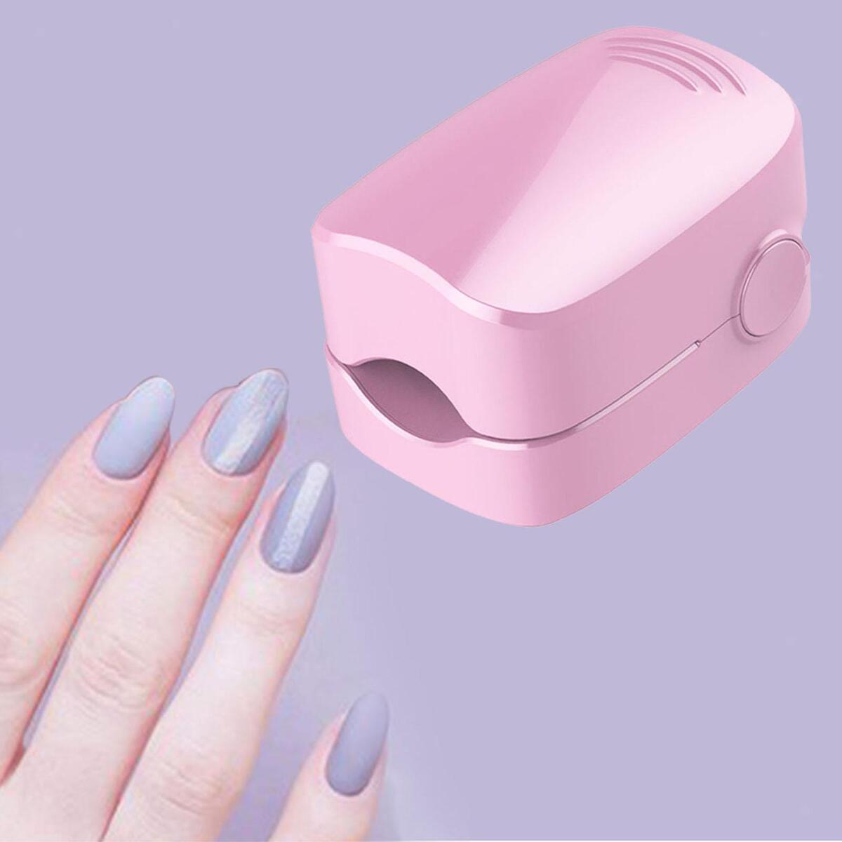 Mini Nail Dryer Lamp USB Charging LED Nail Lamp for Gel Polish Home Salon