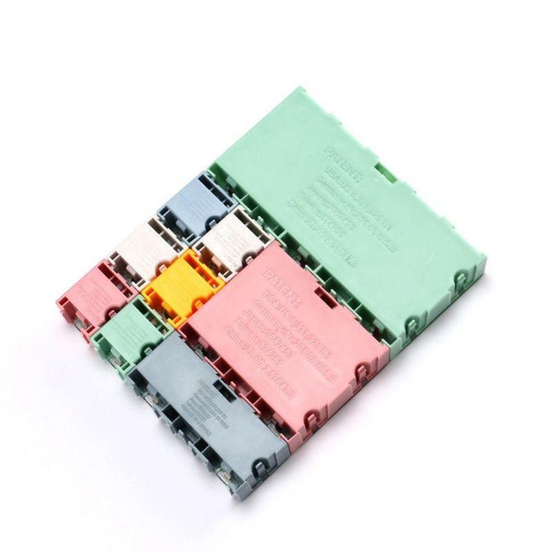Compact Storage Box Small Container 9-grid Small Items Box Mini Storage Box