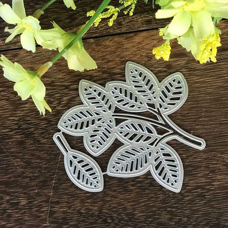 Leaves Cutting Die Embossing Stencil Mold Paper DIY Craft Scrapbook Card Decor