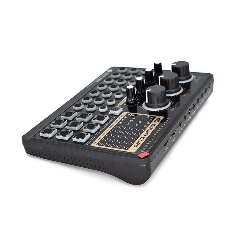 Sound Mixer Board Voice Changer Sound Card Music Recording Karaoke Singing Board