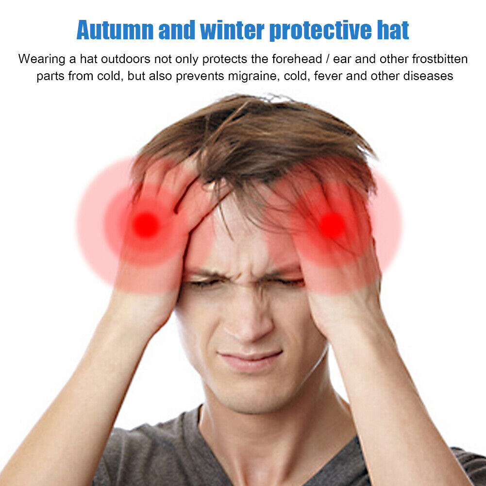Beanies Hats Winter Warm Sports Cycling Running Ski Bonnet Caps (Red)