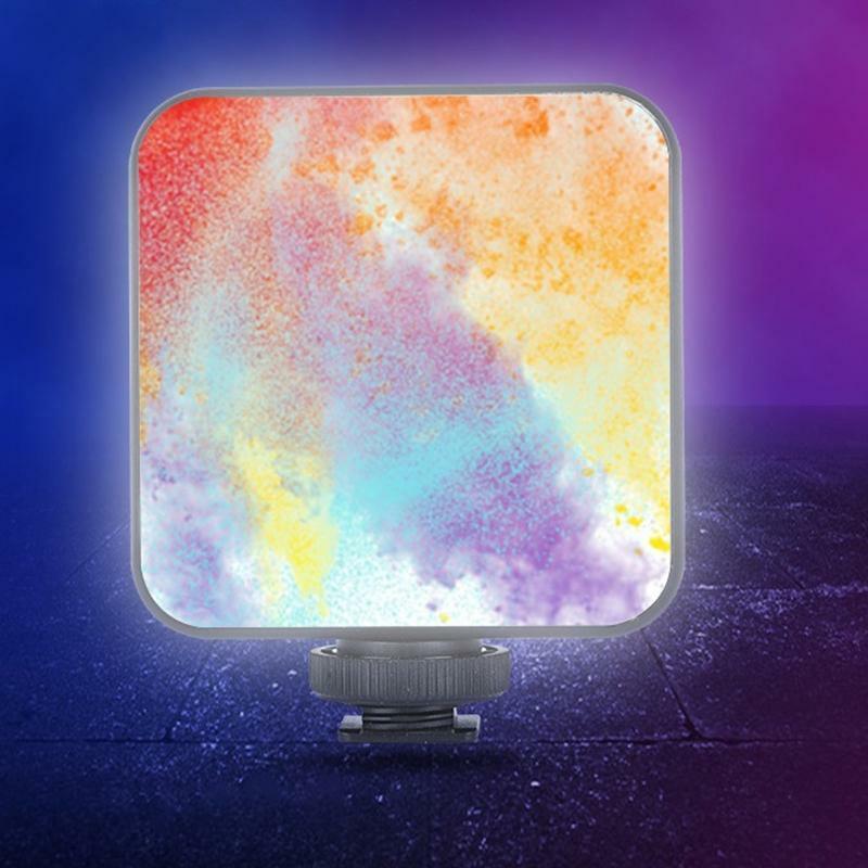 RGB Smart LED Video Light Built-in 2000mh Battery 64 LED Beads Floodlights