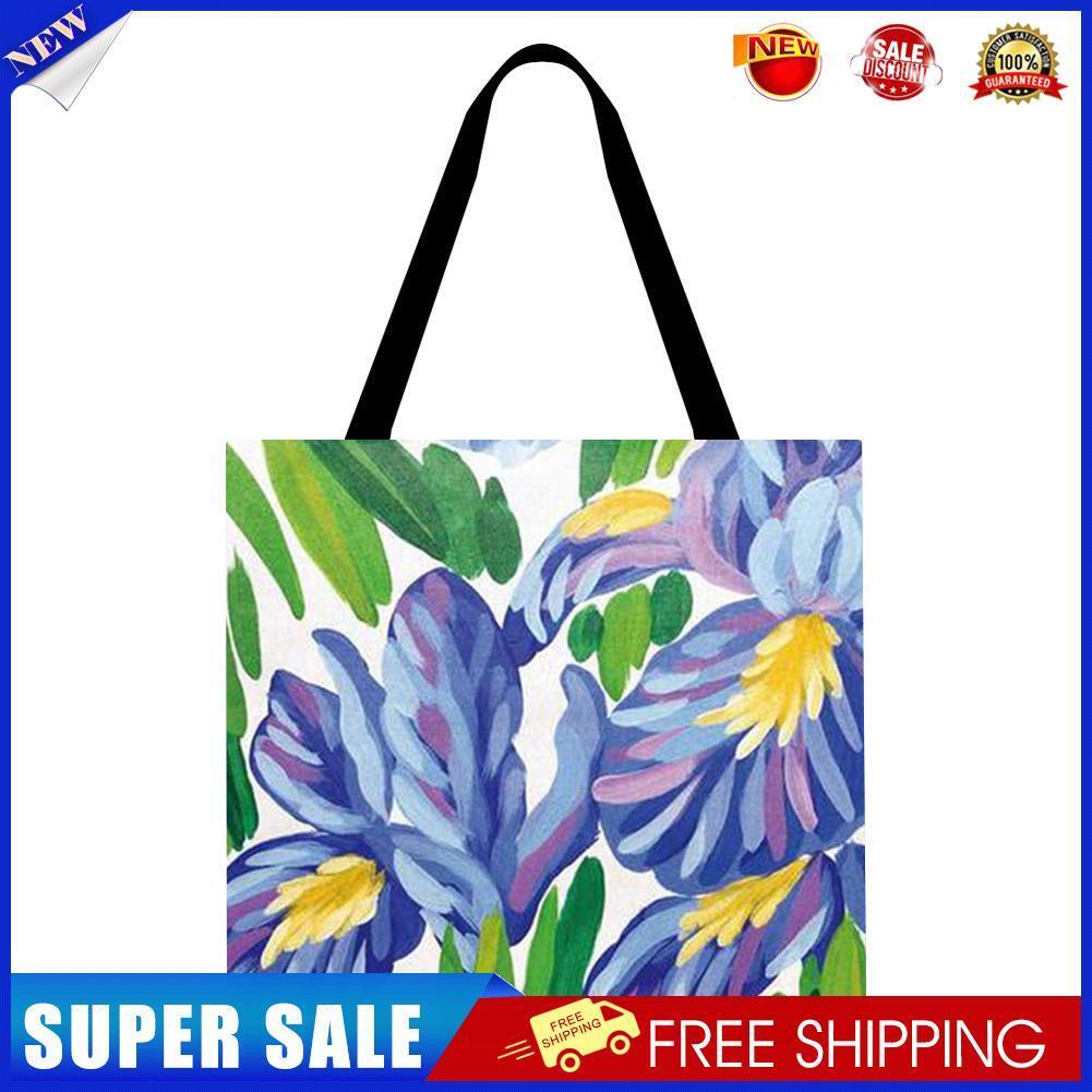 Flowers and plants Printed Shoulder Shopping Bag Casual Large Tote Handbag