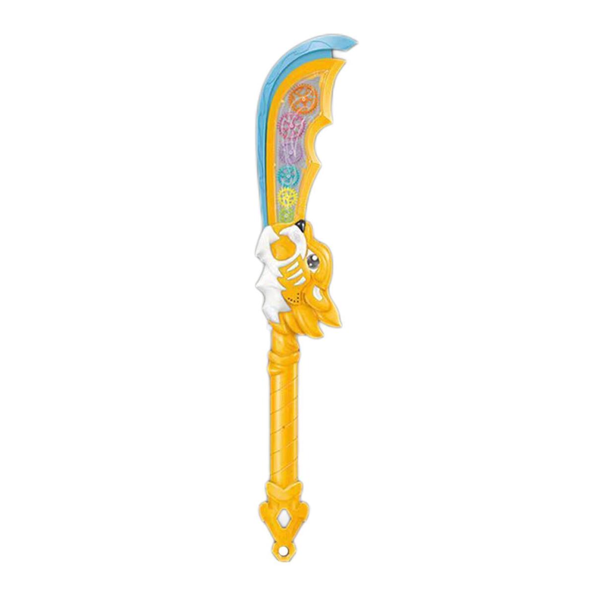 Light up Gear Sword and Sound Costume Accessories for Kids Halloween Party