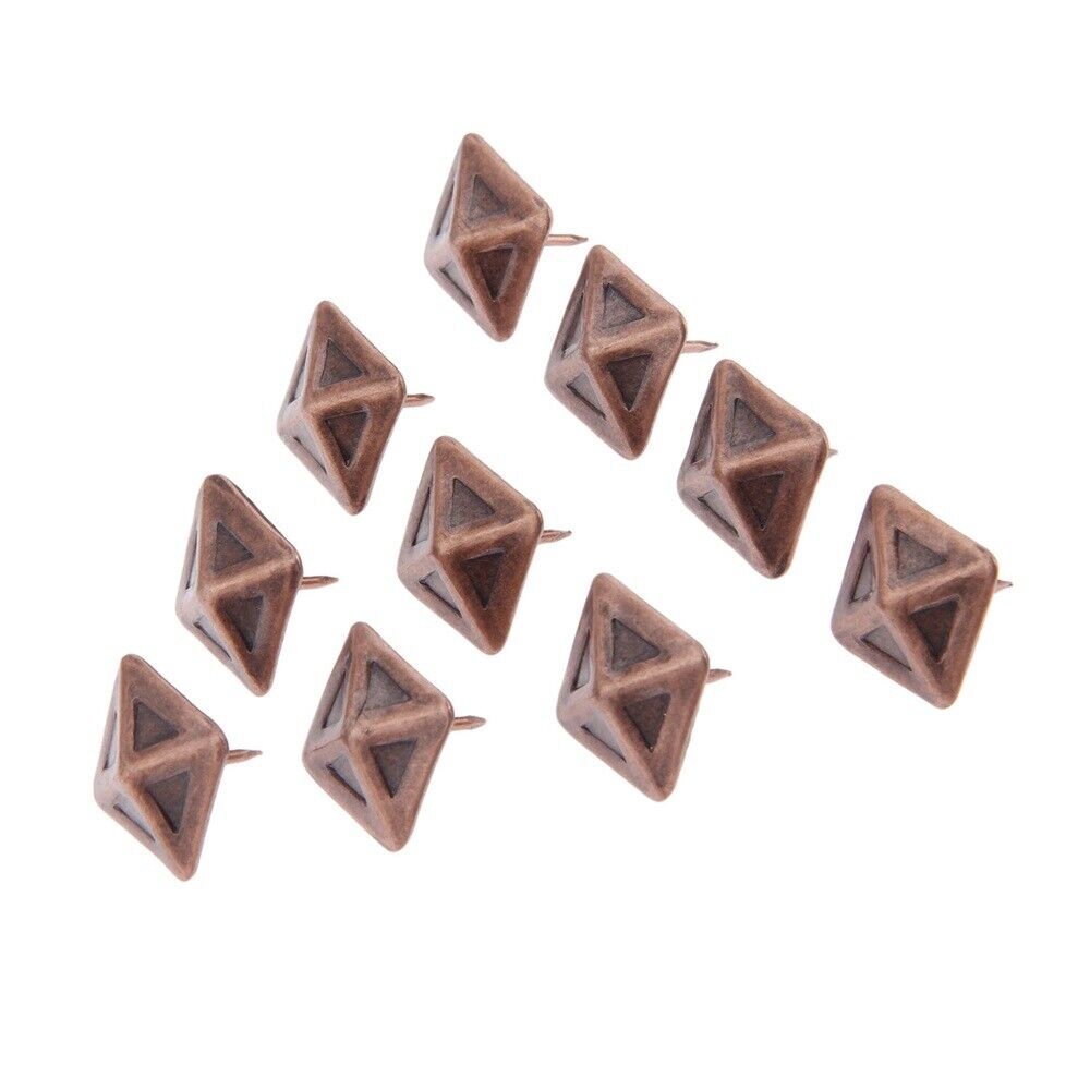 19*19mm Square Tacks Sofa Jewelry Box Furniture Upholstery Nails Pins Decorative