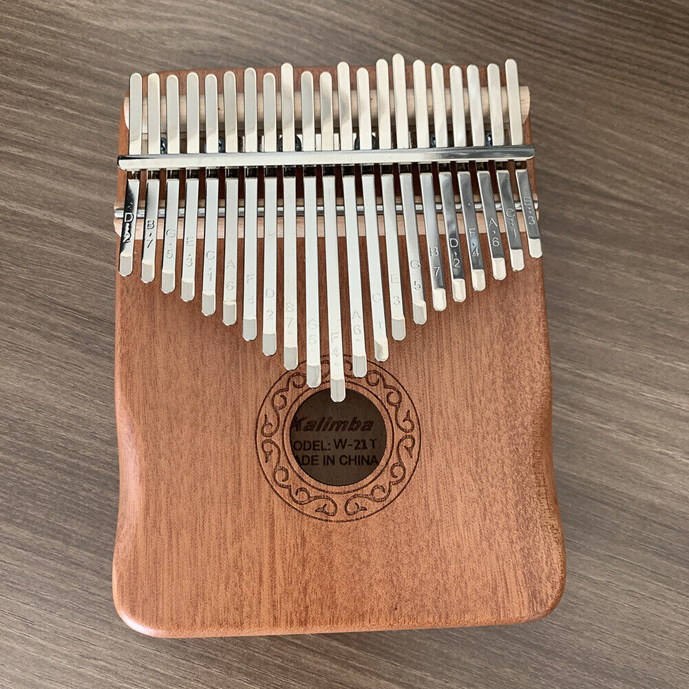 Mahogany 21 Key Kalimba Thumb Piano Mbira Musical Instrument for Beginners