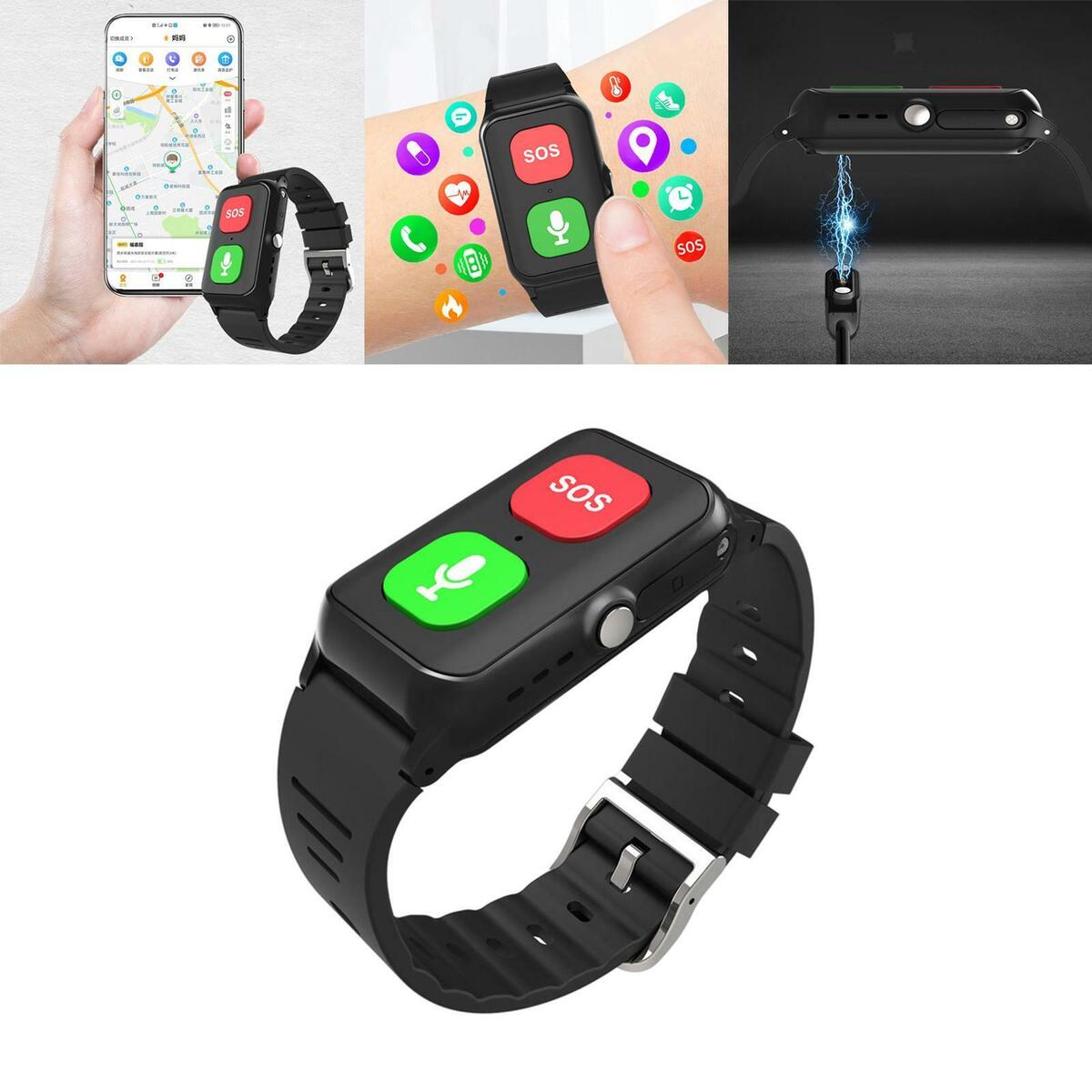 Elderly SOS Bracelet   Positioning  Smartwatch for Old People