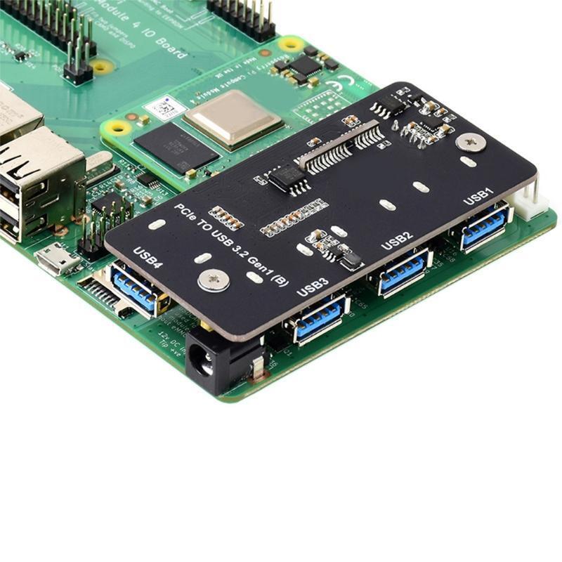 Compute Module 4 IO Board Adapter 4x HS USB for Raspberry Pi Compute Module4 CM4