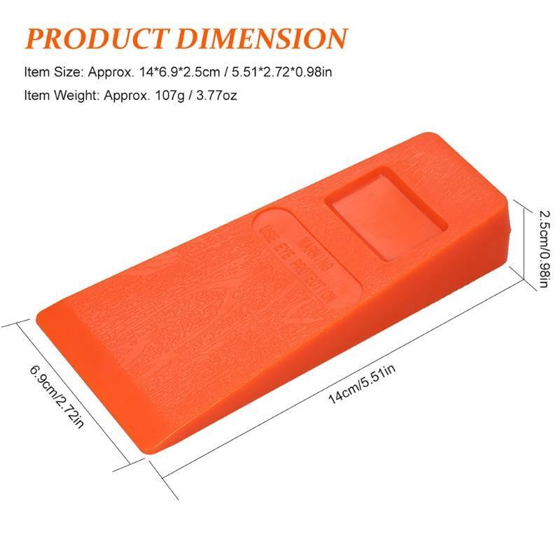 4 Pcs Wood Cutting Wedge Felling Wedge Felled Chock Tree Cutting Wedge Tree Cut