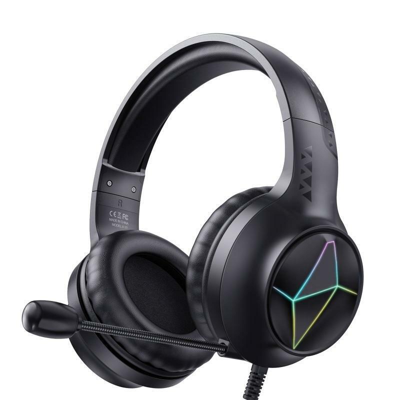 Universal Gaming Headset Over-ear Wired Headset Noise-cancelling Home Office