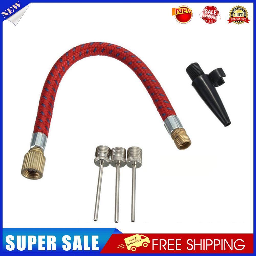 Bike Ball Pump Inflator Hose Swimming Ring Nozzle Ball Air Pump Needles
