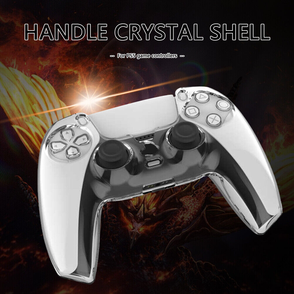 Transparent Gamepad Case Shell for PS5 Controller Joystick Protective Cover