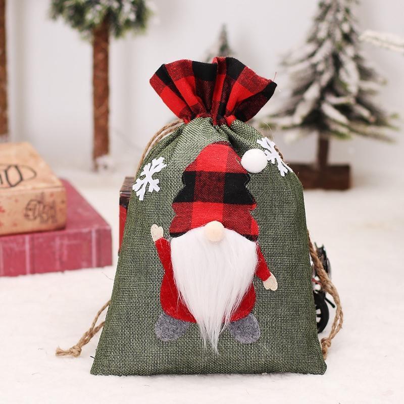 Christmas Gnome Gift Bags 3 Pack Snowflake Gnomes Home Baby Shower Wedding Party