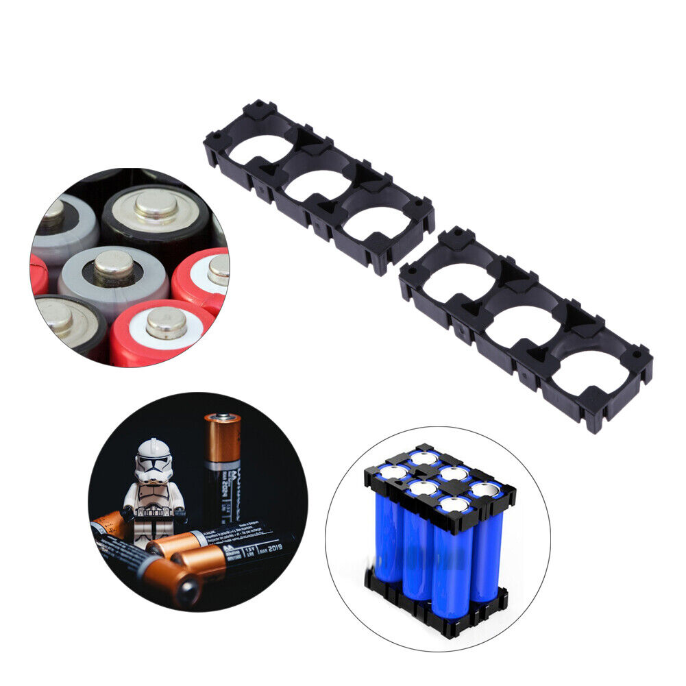 20pcs 3x 18650 Battery Safety Anti Vibration Holder Cylindrical Bracket