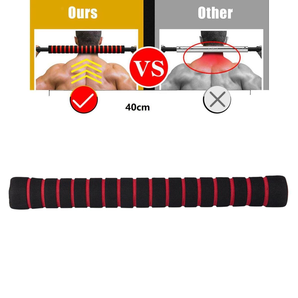 Anti  Dumbbell Connecting Rod Bar Fitness Equipment Accessory 40 Cm for The Gym