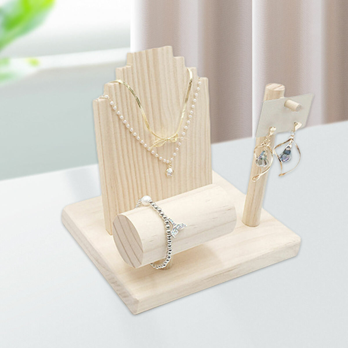 Jewelry Display Stand  Rack Showcase for Earrings Necklace Bangle
