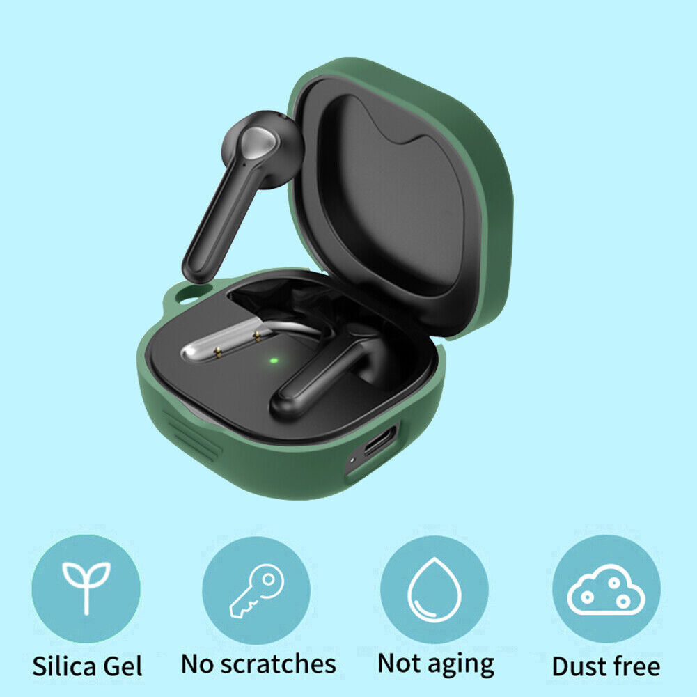 For SoundPEATS Air2/Air2+ Wireless Earphone Case Silicone Protector (Green)