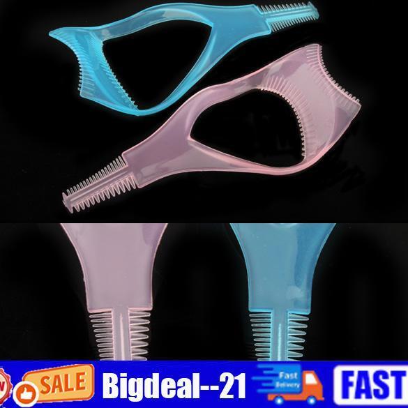 3 in 1 Mascara Eyelash Brush Curler Lash Comb Novelty Multifunction Cosmeti