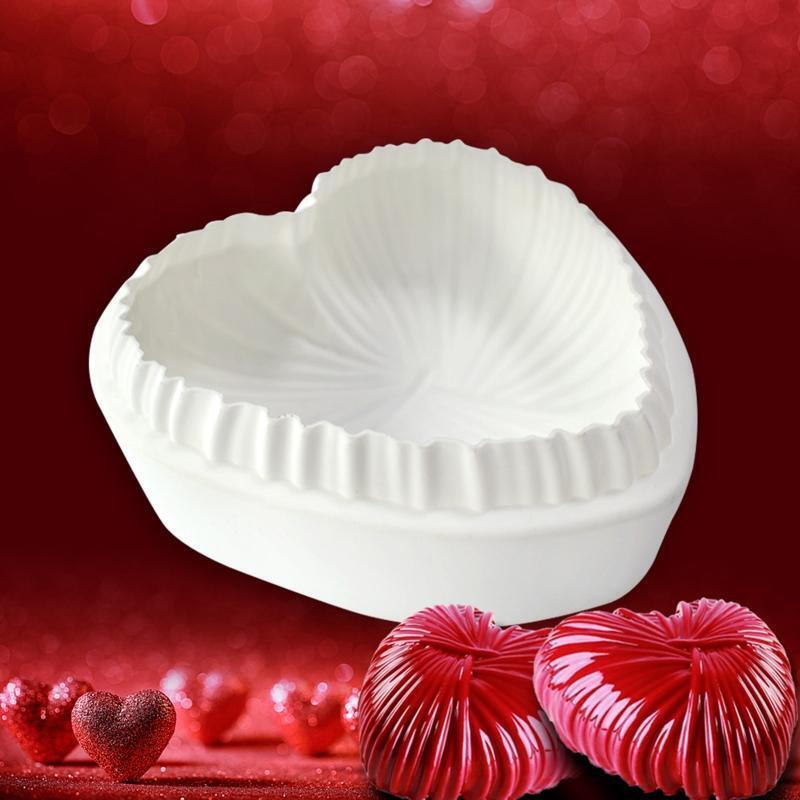 Cake Decorations Baking Heart Shapes Candy Fondant Chocolate Dripping Clay Molds