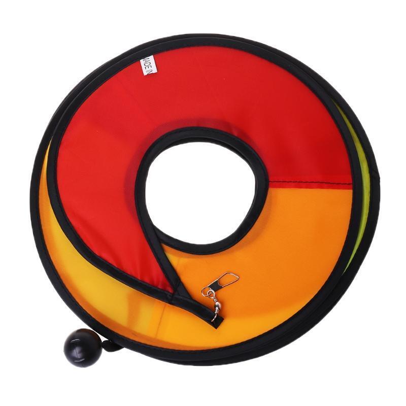 Colorful Foldable Rainbow Spiral Windmills Home Garden Camping Tents Decorations