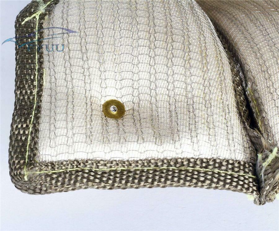 T4 Titanium Silica Stainless Steel Wire Turbocharge Turbo Blanket Shield Barrier