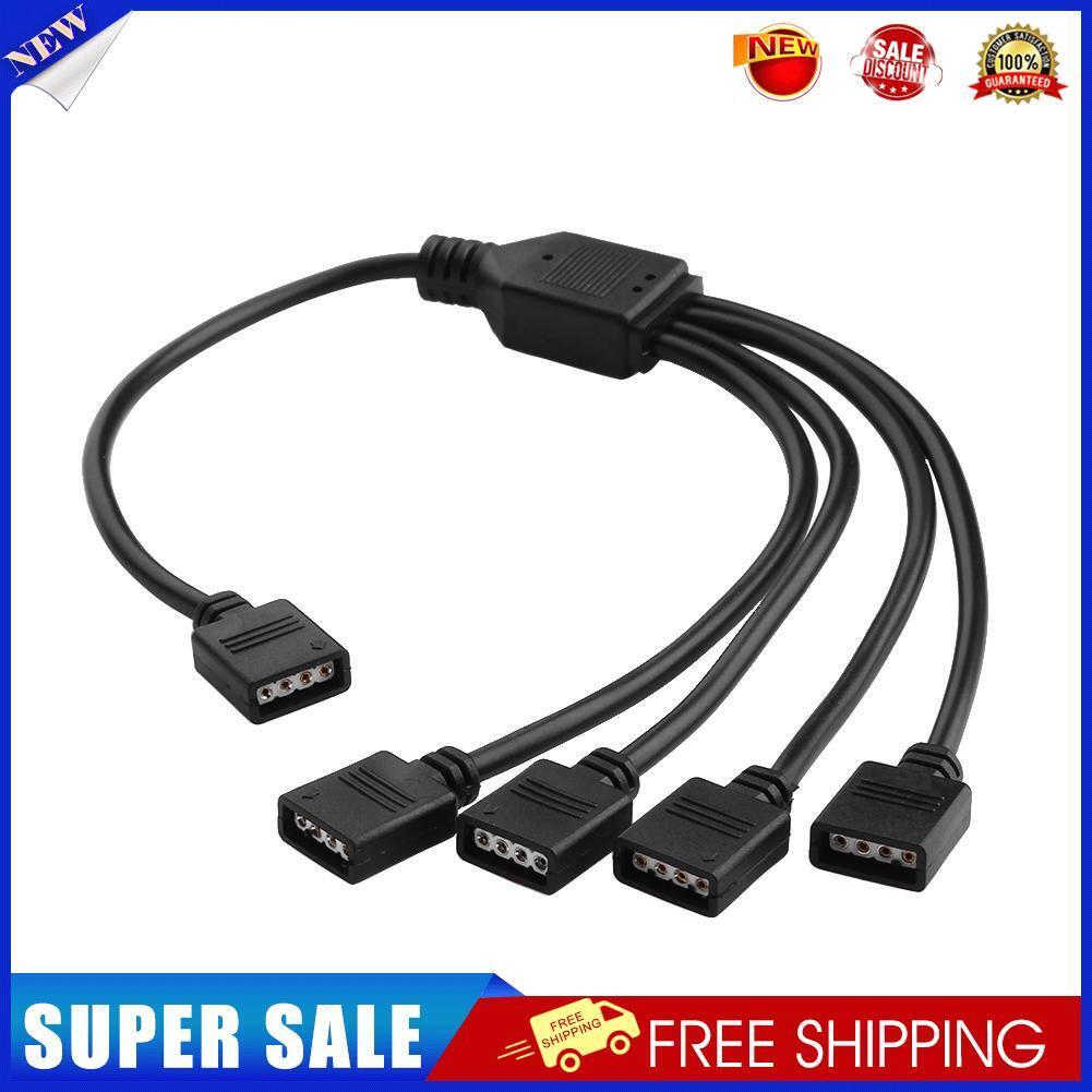 Female to Female 3528/5050 RGB LED Strip Light Connector Cable (1 to 4)