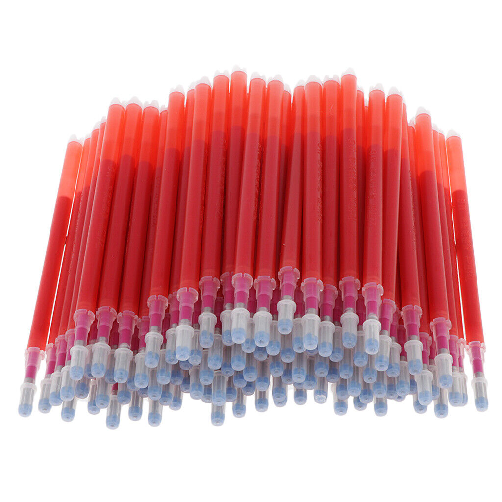 100 Pieces Heat Erasable Refill  Disappearing Pen for Fabric
