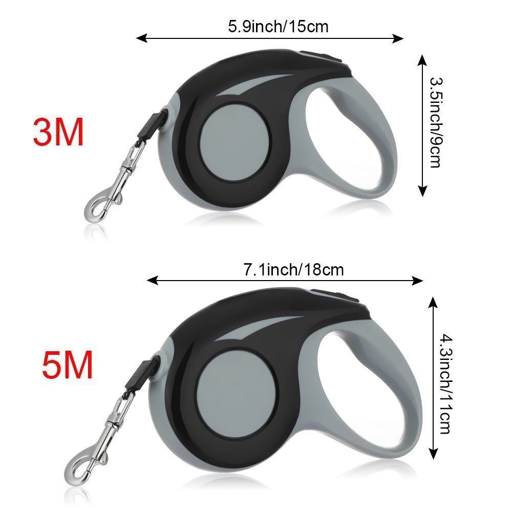 Retractable Dog Collar Pet Supplies Dog Leash Extendable Leash Dog Lead Cord