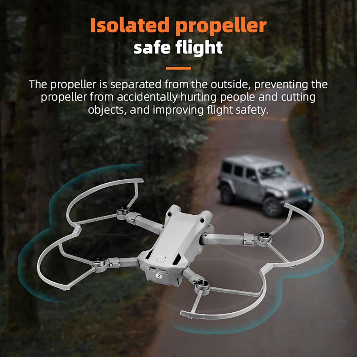 For DJI Mini 3 Pro Drone 360° Propellers Guard Anti-collision Ring Stabilizer
