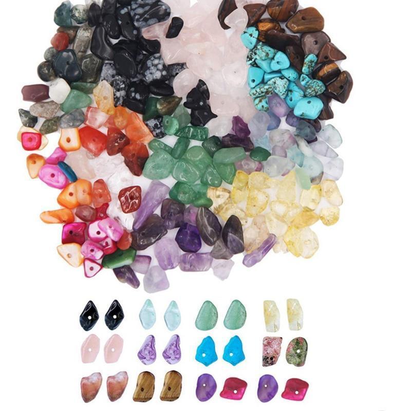 Irregular Crushed Stones Natural Assorted Stone Beads Bracelet Beaded Material