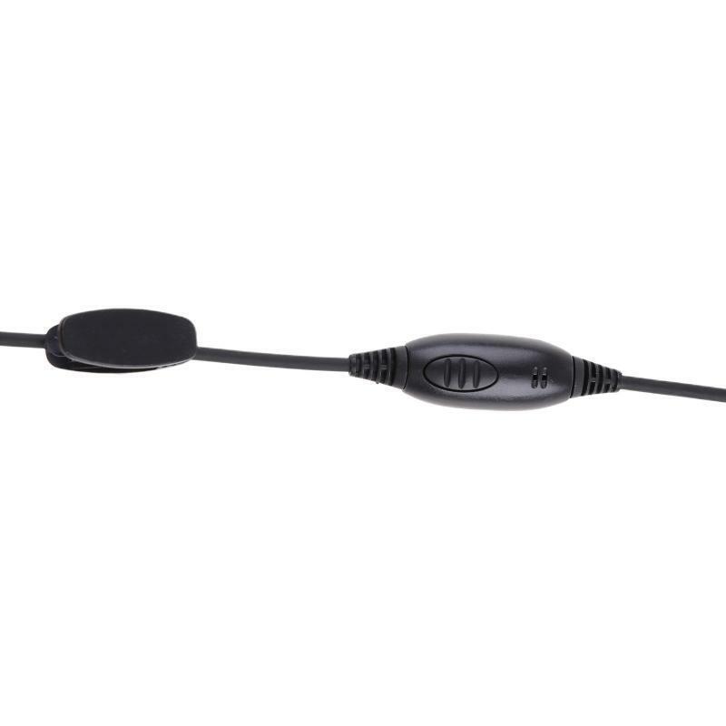 Earpiece Security Headset PTT Mic 2pin for Wouxun KG-UVD1P KG-UV6D KG-669 KG-669
