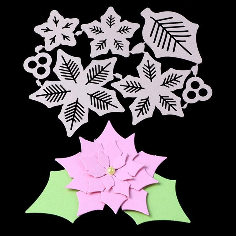 Flower Cutting Dies Metal Stencils Die Cuts for Album Decor Crafts Making Gift