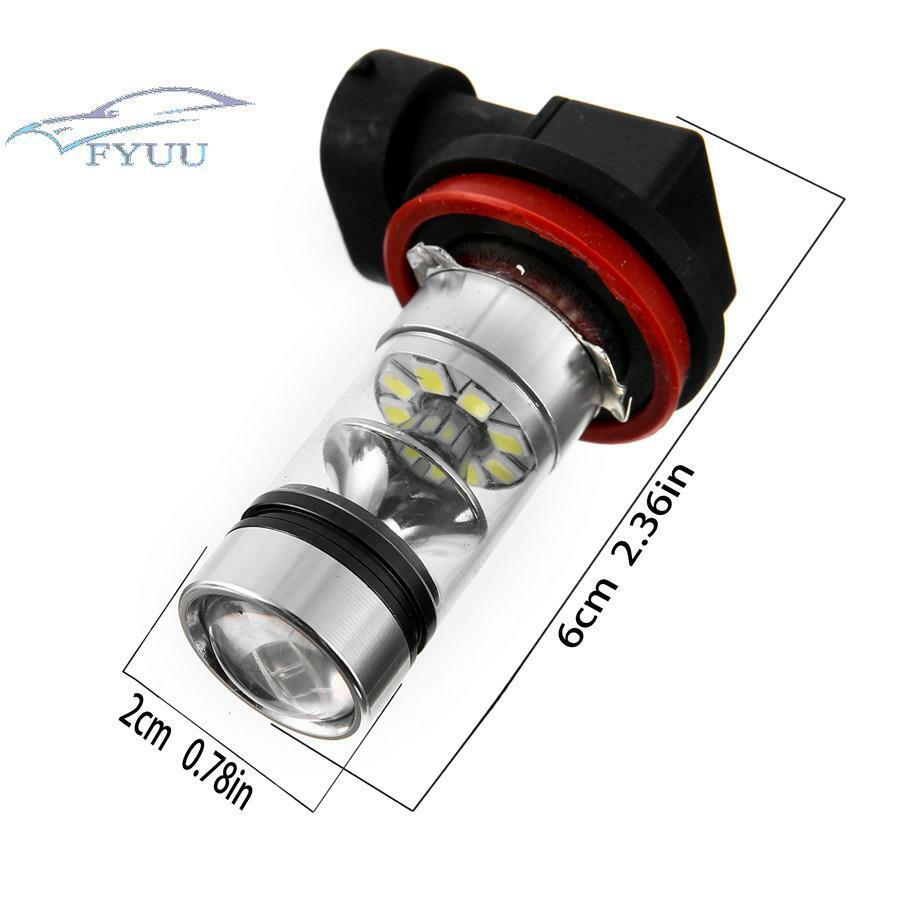 2x LED Fog Light Bulbs H11/H8 High Power White Driving Light Bulb SMD LED Bulbs