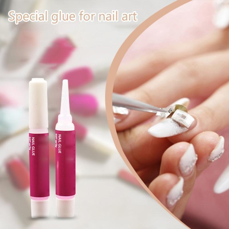 5Pcs 2g Nail Glues for Acrylic False Nails Tips Repair Extension Adhesive Tools