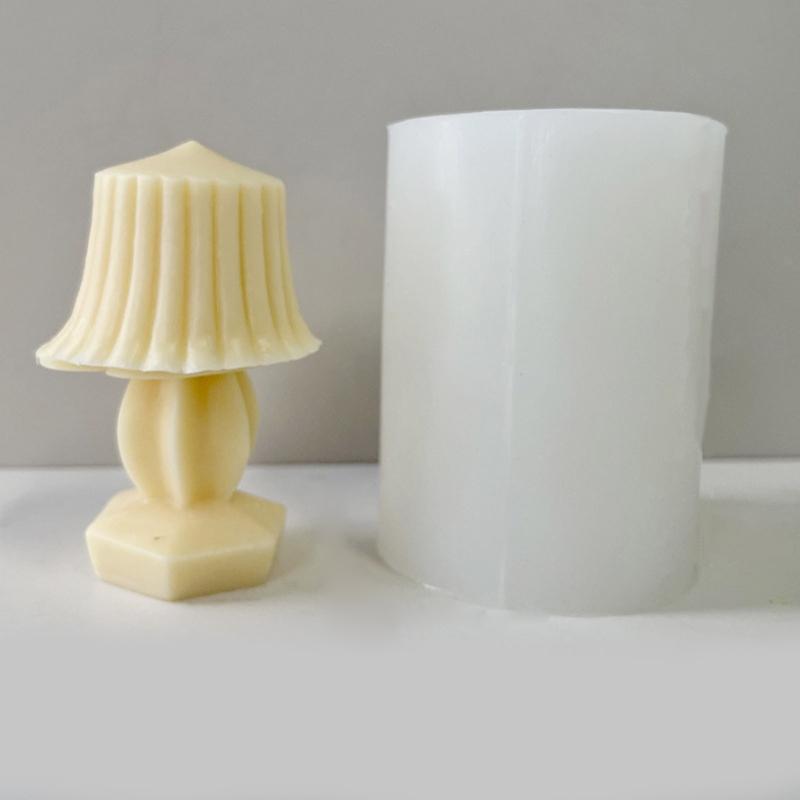 Desk Lamp Silicone Candle Mold Silicone Crafts Candle Making Supplies Gift
