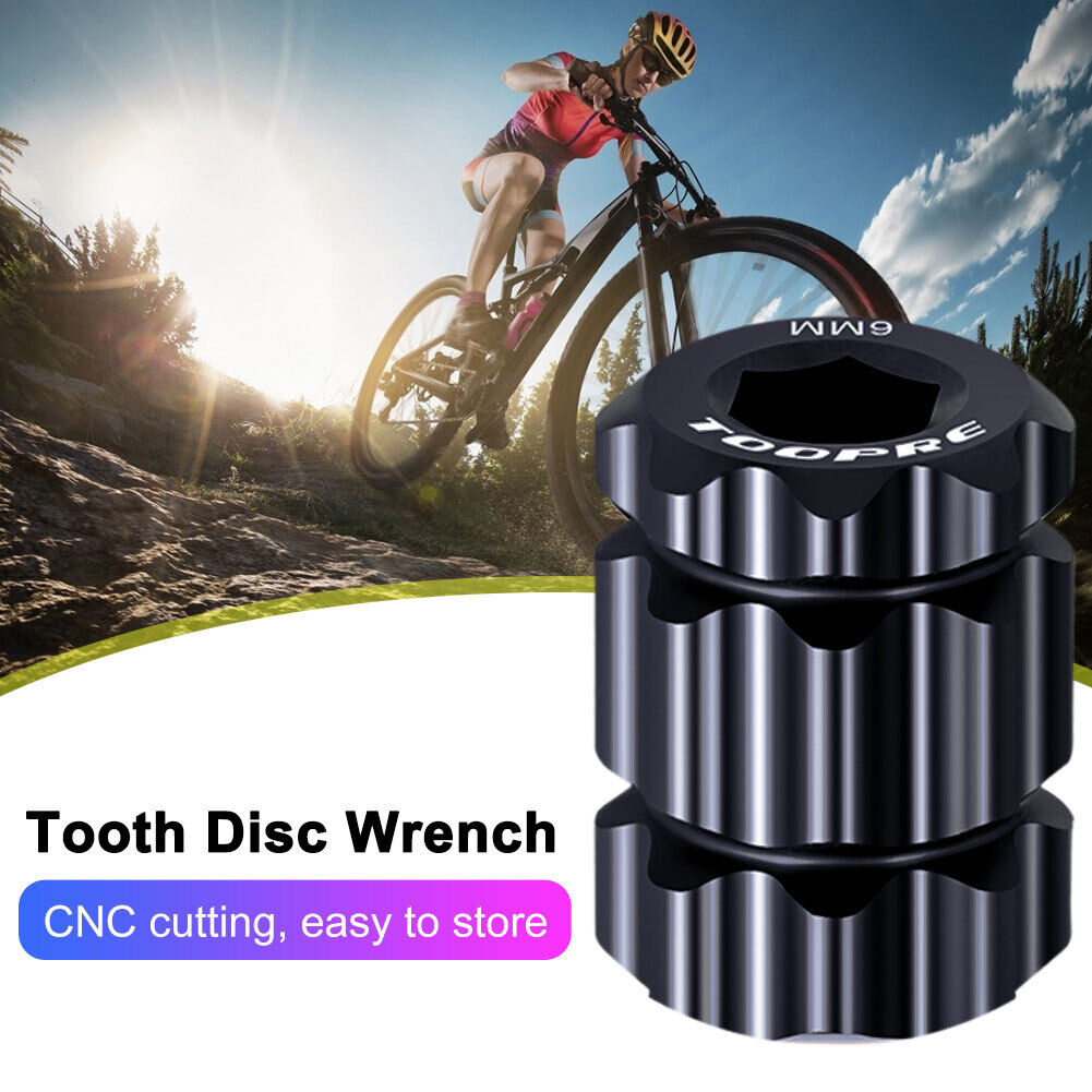 One-Piece Crankset Removal Wrench Bicycle Crank Installation Tool (Black)