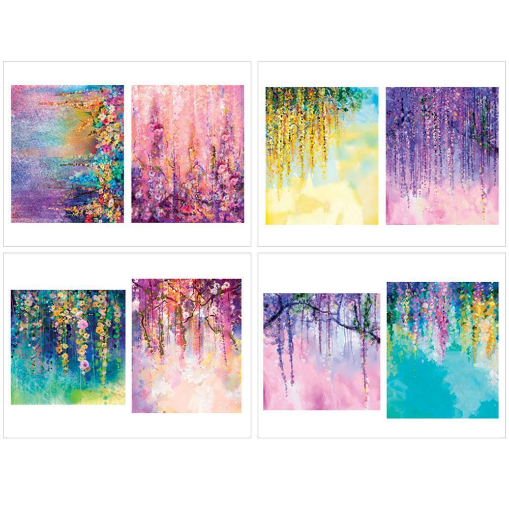 14pcs DIY Background Scrapbooking Photo Album Paper Cards Decorative Crafts