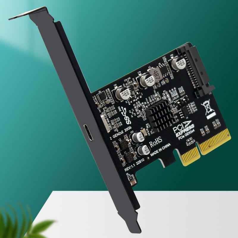 20Gb Super Fast PCIE to USB 3.2 Gen 2x2 Expansion Card PCI-E to Type C Converter